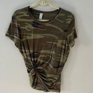 Army green shirt